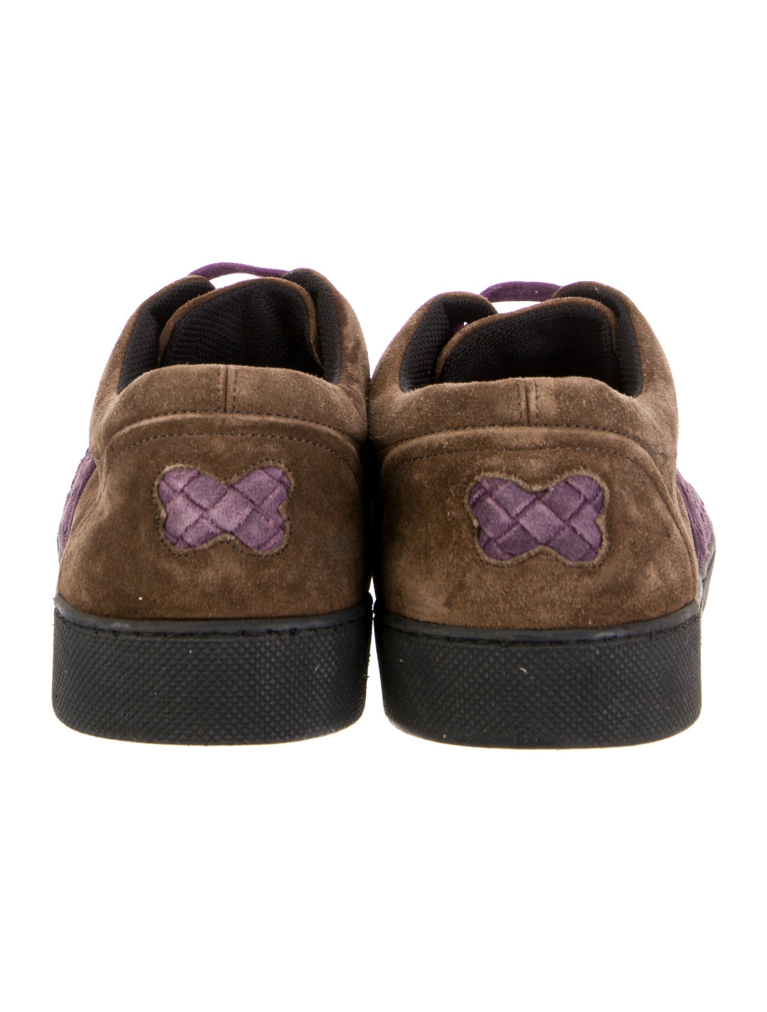 Bottega Veneta Intrecciato Weave Suede Sneakers